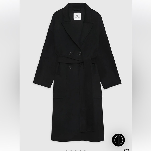 Anine Bing Dylan cashmere blend coat size XL - Picture 3 of 12